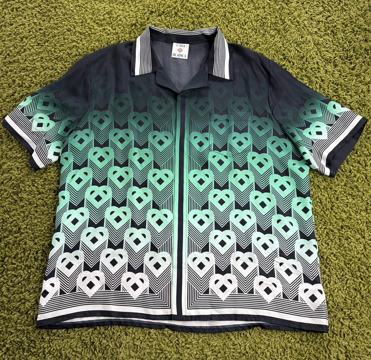 Completo Casablanca Grigia Multicolor Camicia XXL Pantaloncino XXL