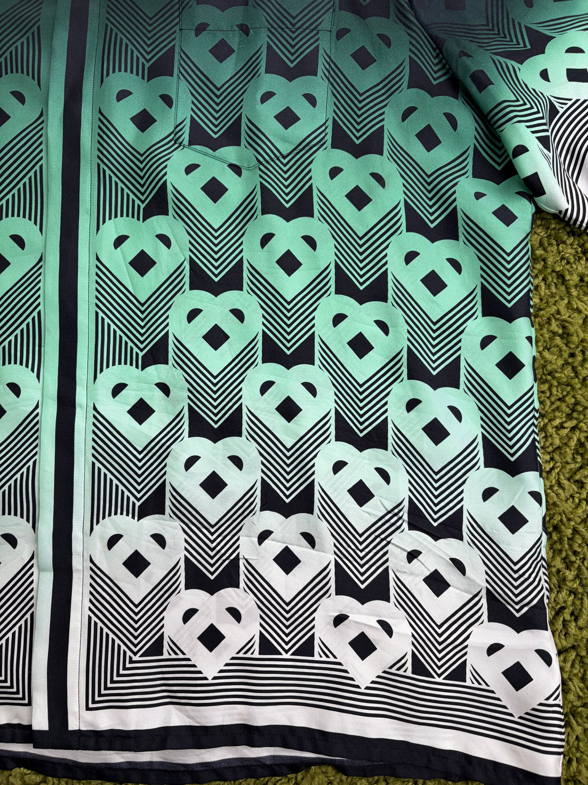 Completo Casablanca Grigia Multicolor Camicia XXL Pantaloncino XXL
