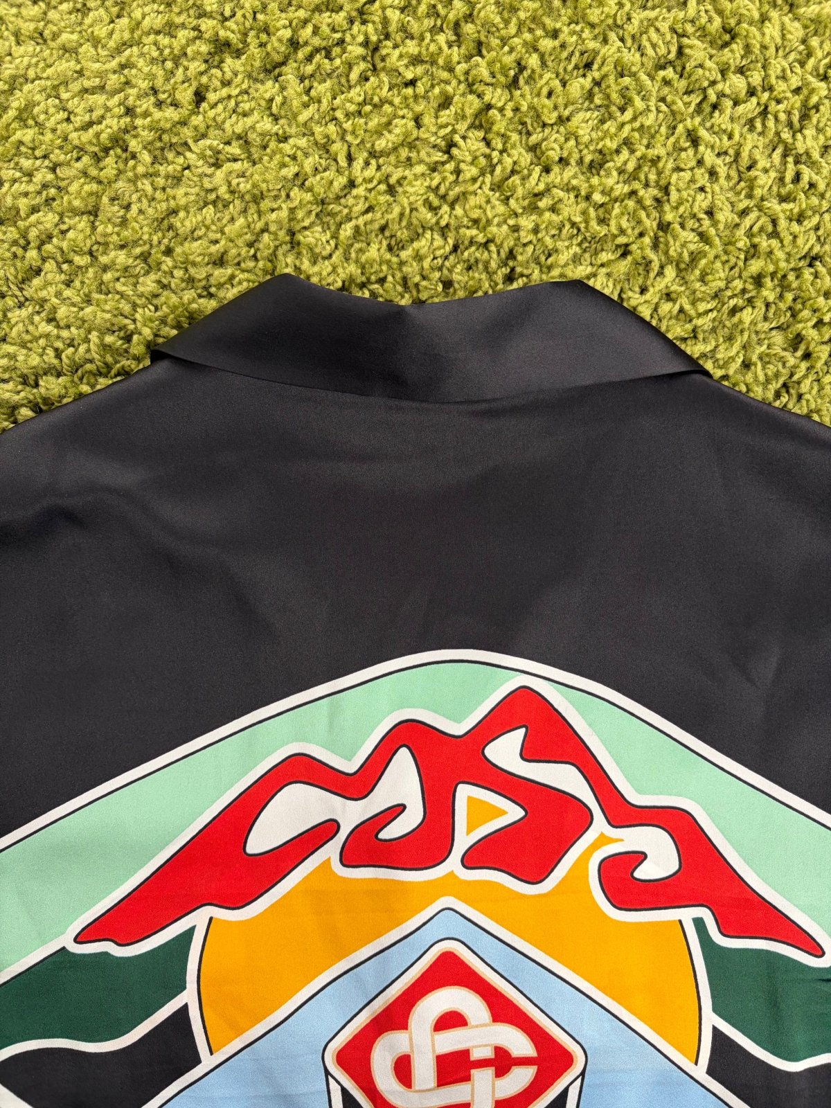 Camicia Casablanca Graphic Mountain Nera Multicolor XXL - Second Hand Di Fiore