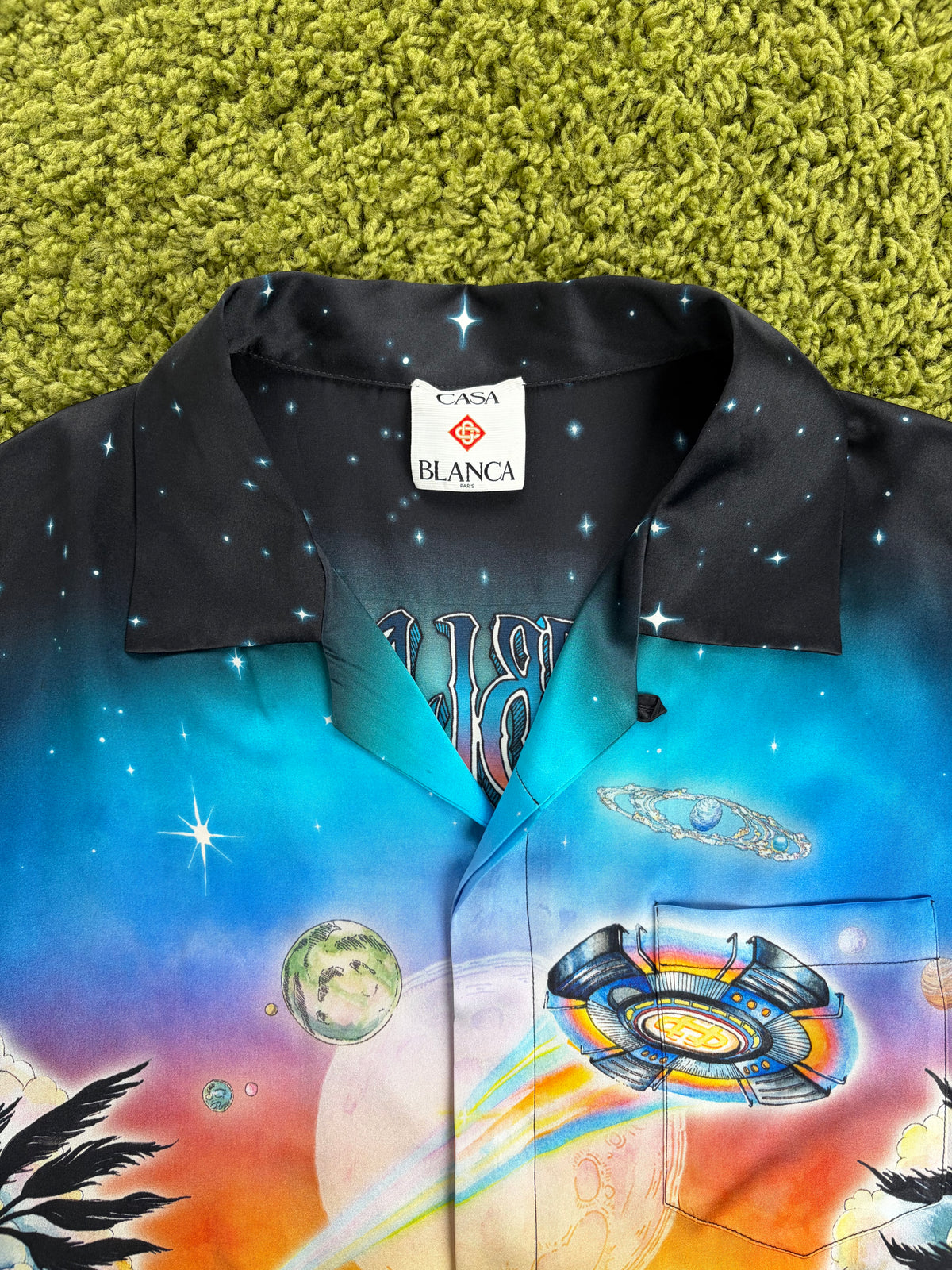 Camicia Casablanca Prémonition Nera Multicolor XL
