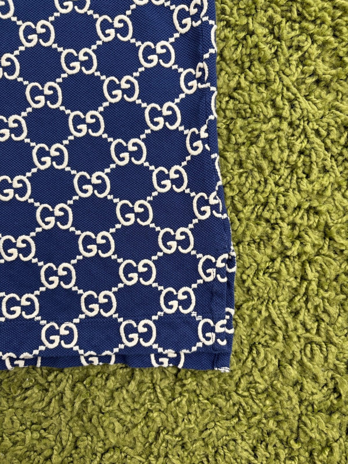 Polo Gucci Monogram GG Blu XXL - Second Hand Di Fiore