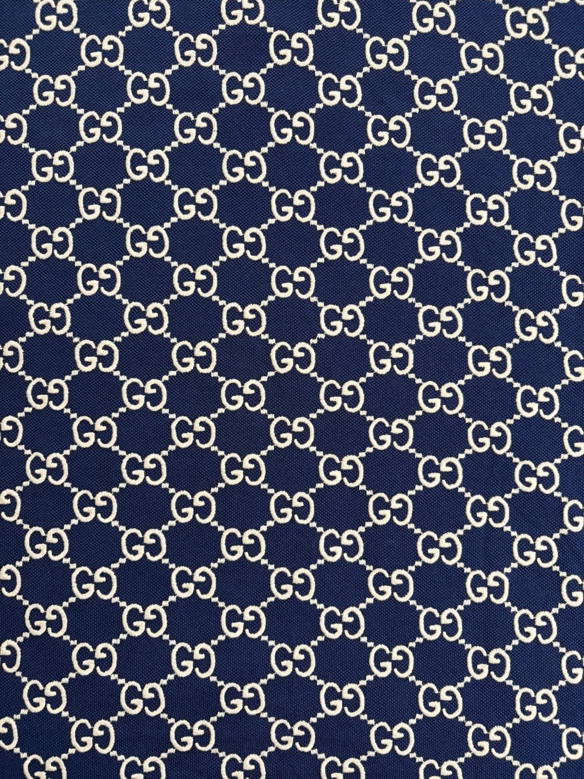Polo Gucci Monogram GG Blu XXL - Second Hand Di Fiore