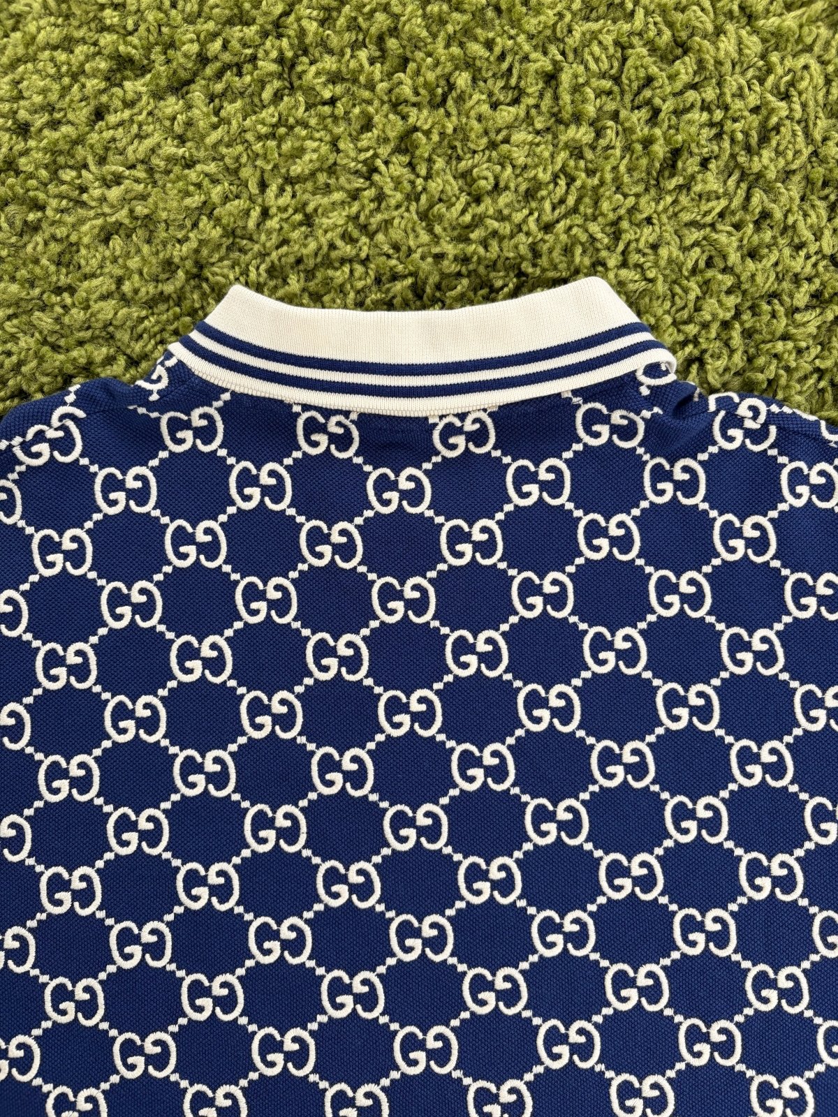 Polo Gucci Monogram GG Blu XXL - Second Hand Di Fiore