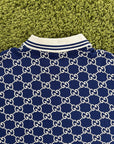 Polo Gucci Monogram GG Blu XXL - Second Hand Di Fiore