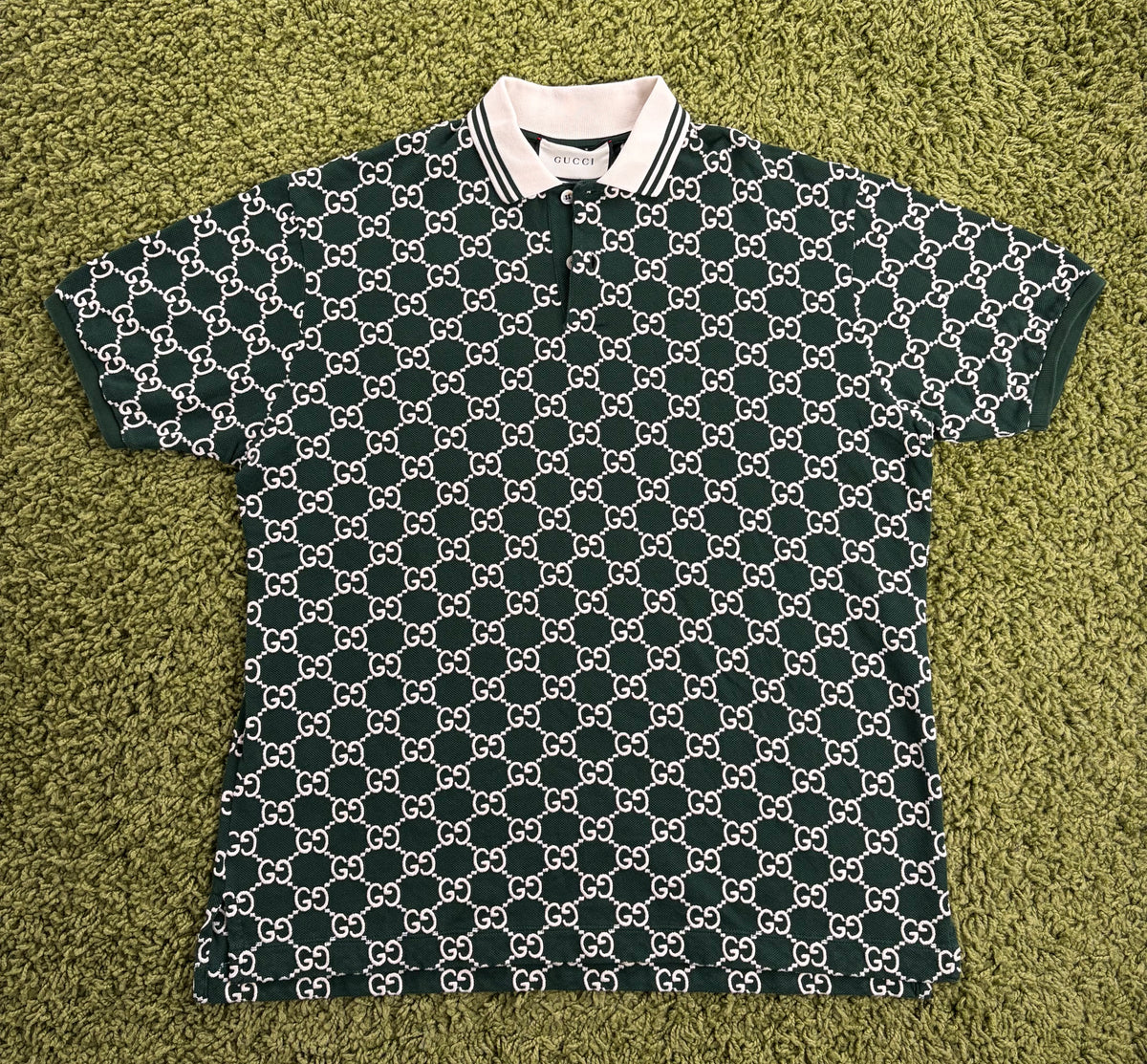 Polo Gucci Monogram GG Verde XXL