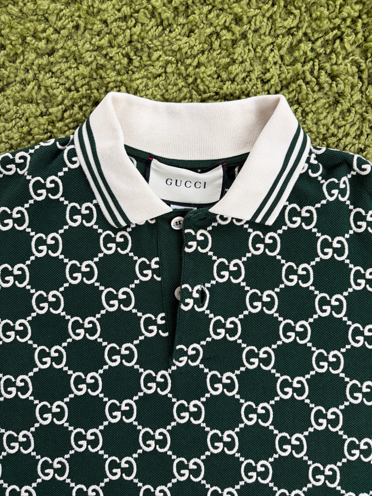Polo Gucci Monogram GG Verde XXL