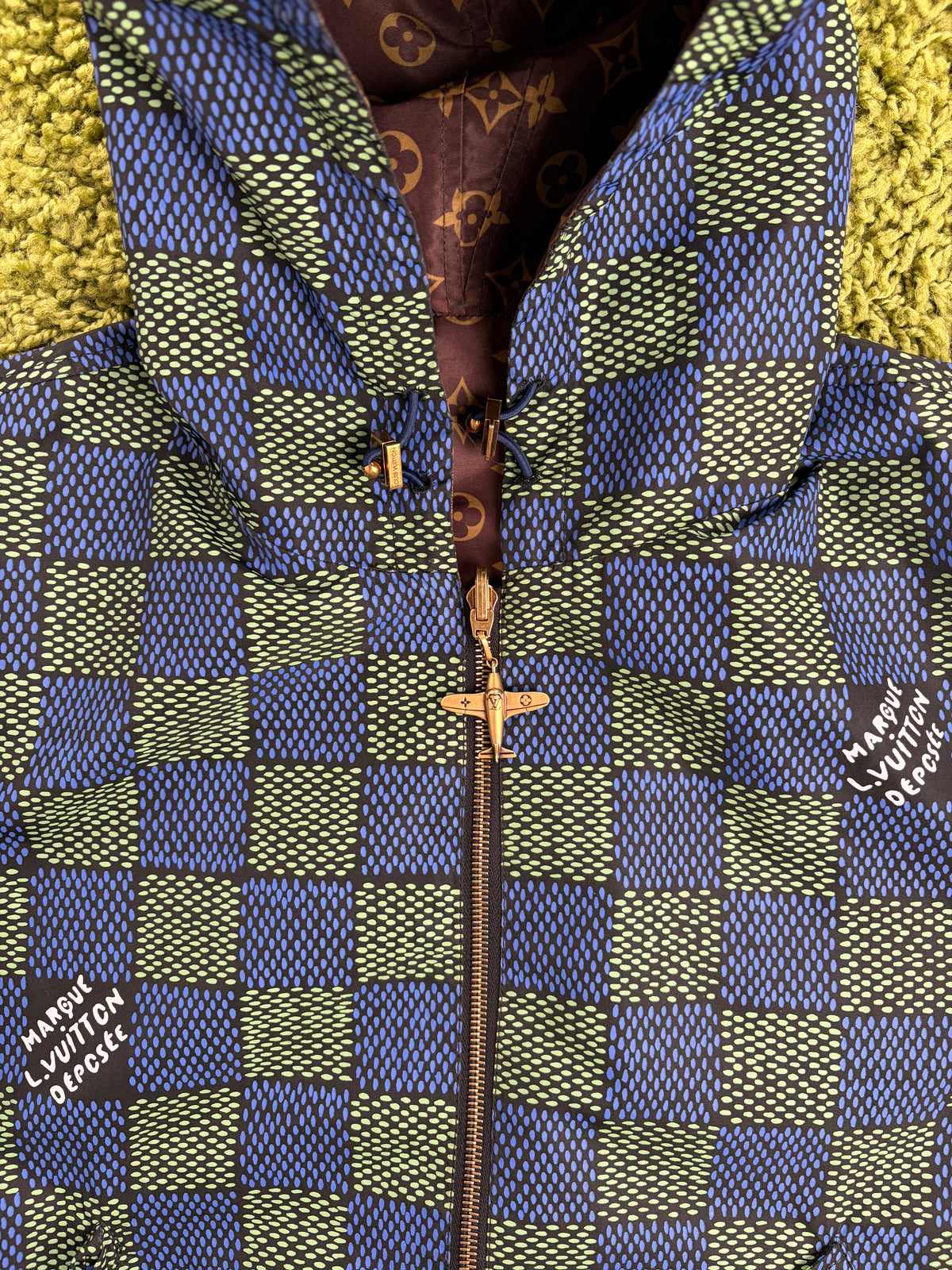 Giacca a Vento Louis Vuitton Reversibile Multicolor 48 - Second Hand Di Fiore