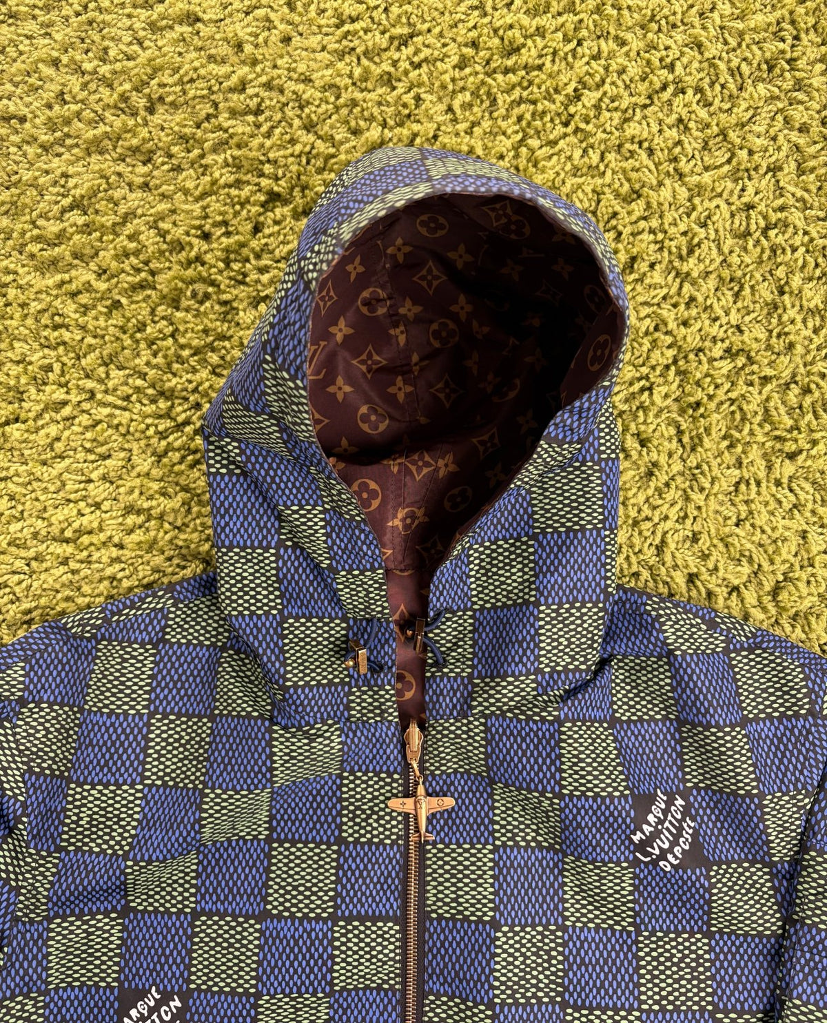 Giacca a Vento Louis Vuitton Reversibile Multicolor 48 - Second Hand Di Fiore