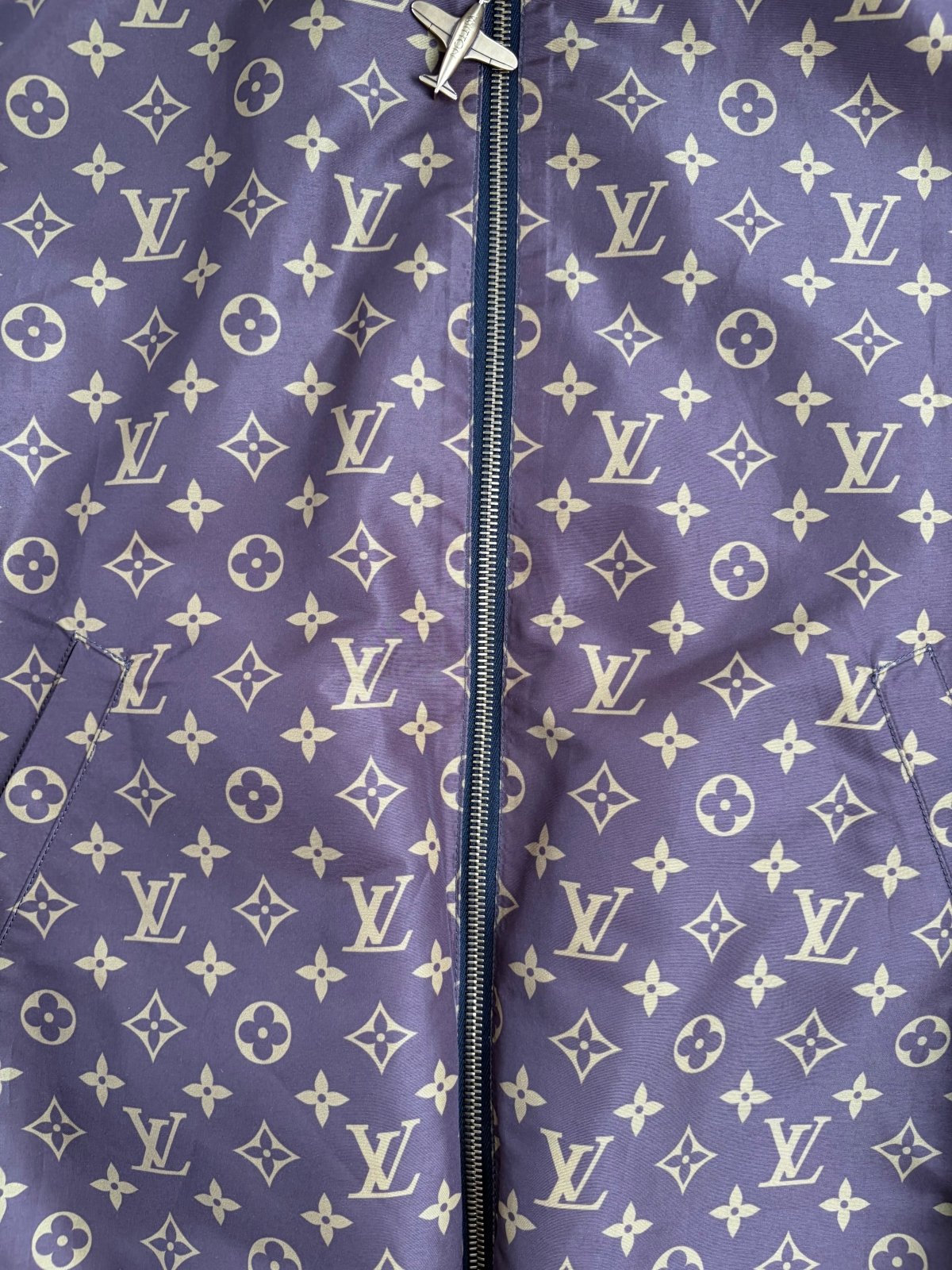 Giacca a Vento Louis Vuitton Reversibile Multicolor 48 - Second Hand Di Fiore