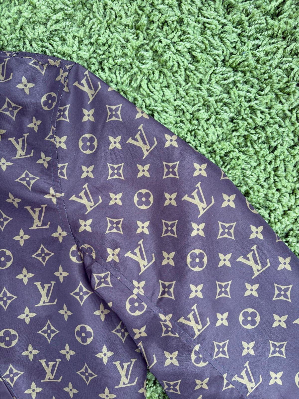 Giacca a Vento Louis Vuitton Reversibile Multicolor 48 - Second Hand Di Fiore