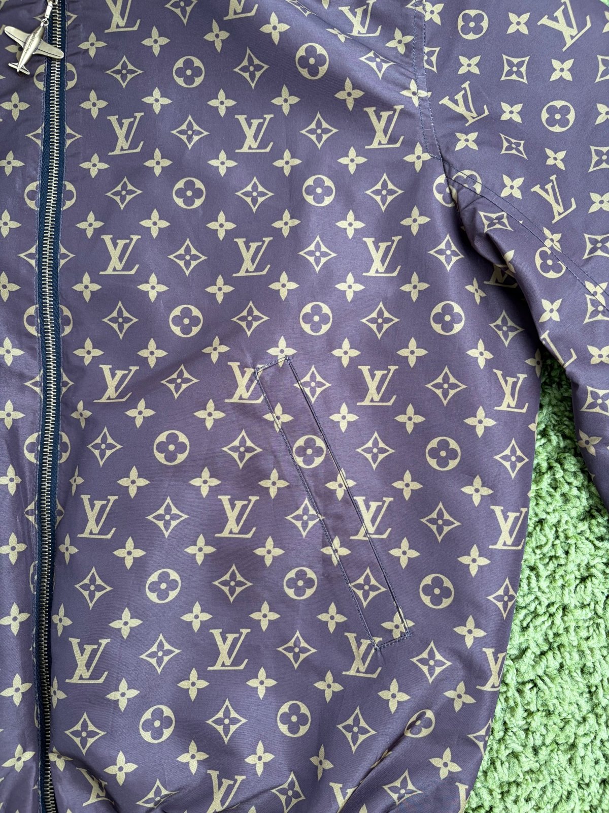 Giacca a Vento Louis Vuitton Reversibile Multicolor 48 - Second Hand Di Fiore
