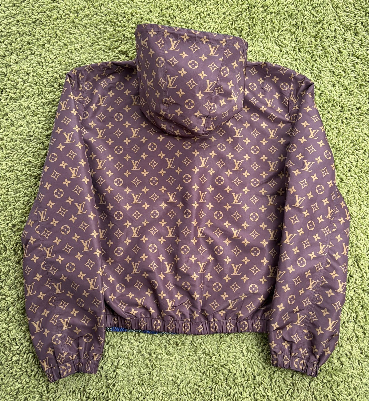 Giacca a Vento Louis Vuitton Reversibile Multicolor 48 - Second Hand Di Fiore