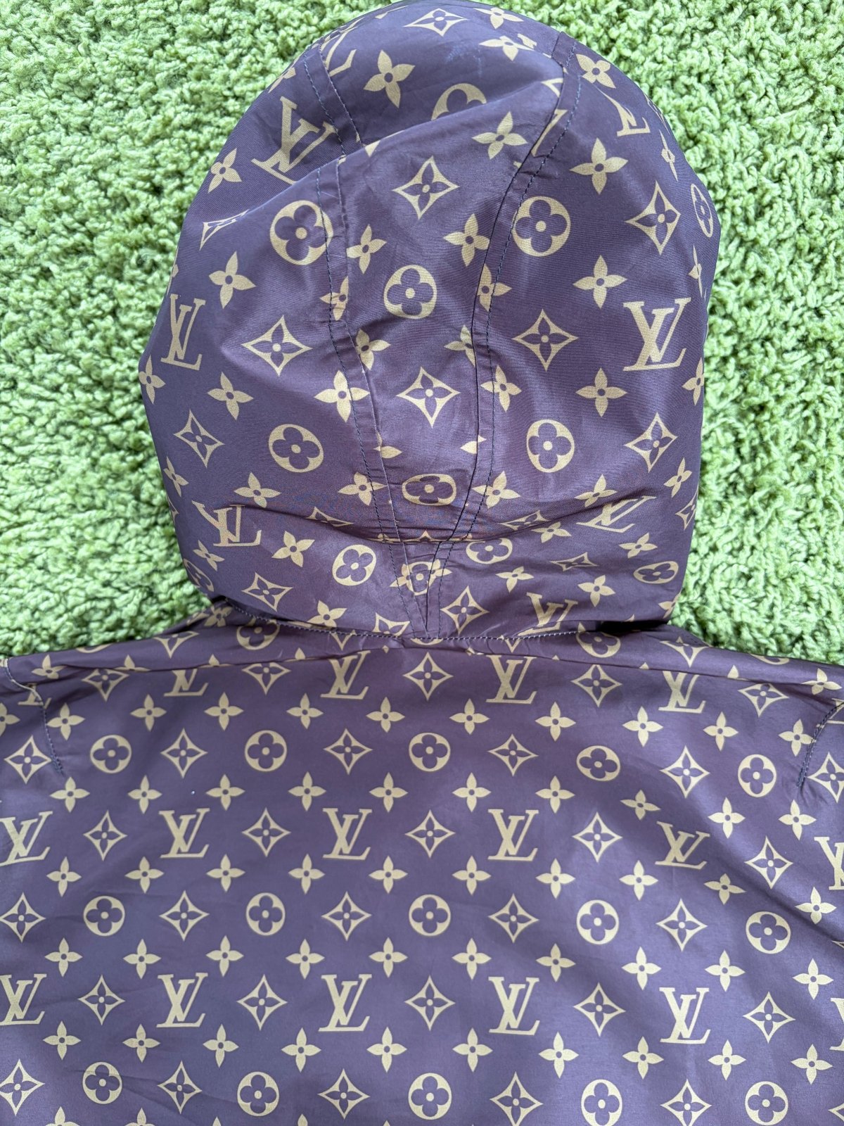 Giacca a Vento Louis Vuitton Reversibile Multicolor 48 - Second Hand Di Fiore