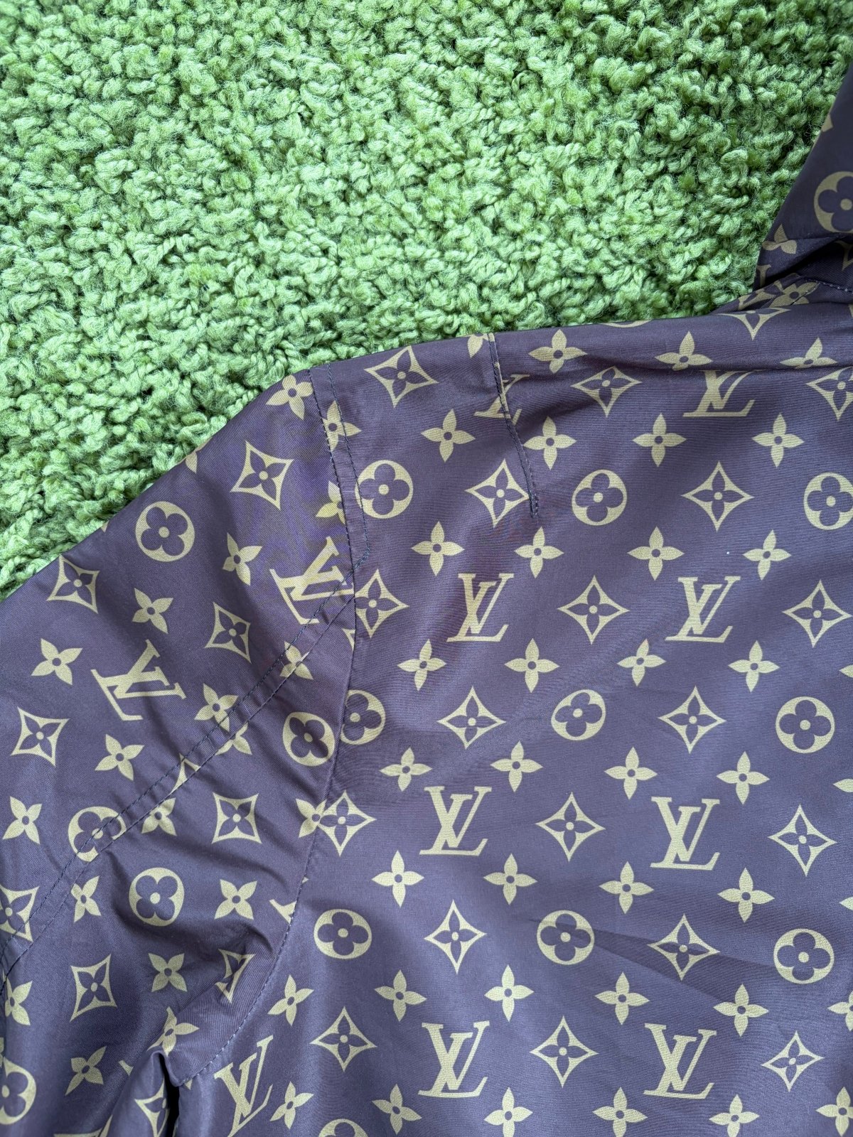 Giacca a Vento Louis Vuitton Reversibile Multicolor 48 - Second Hand Di Fiore