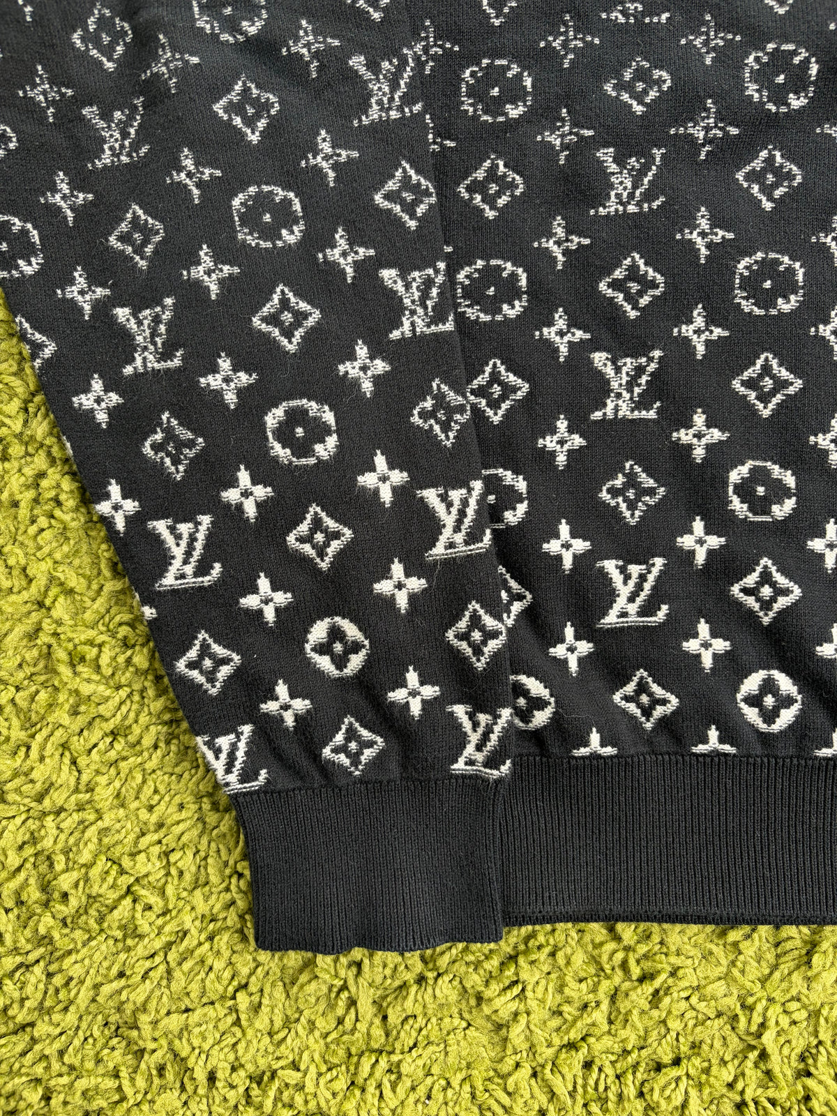 Felpa a girocollo Louis Vuitton Nera Multicolor L