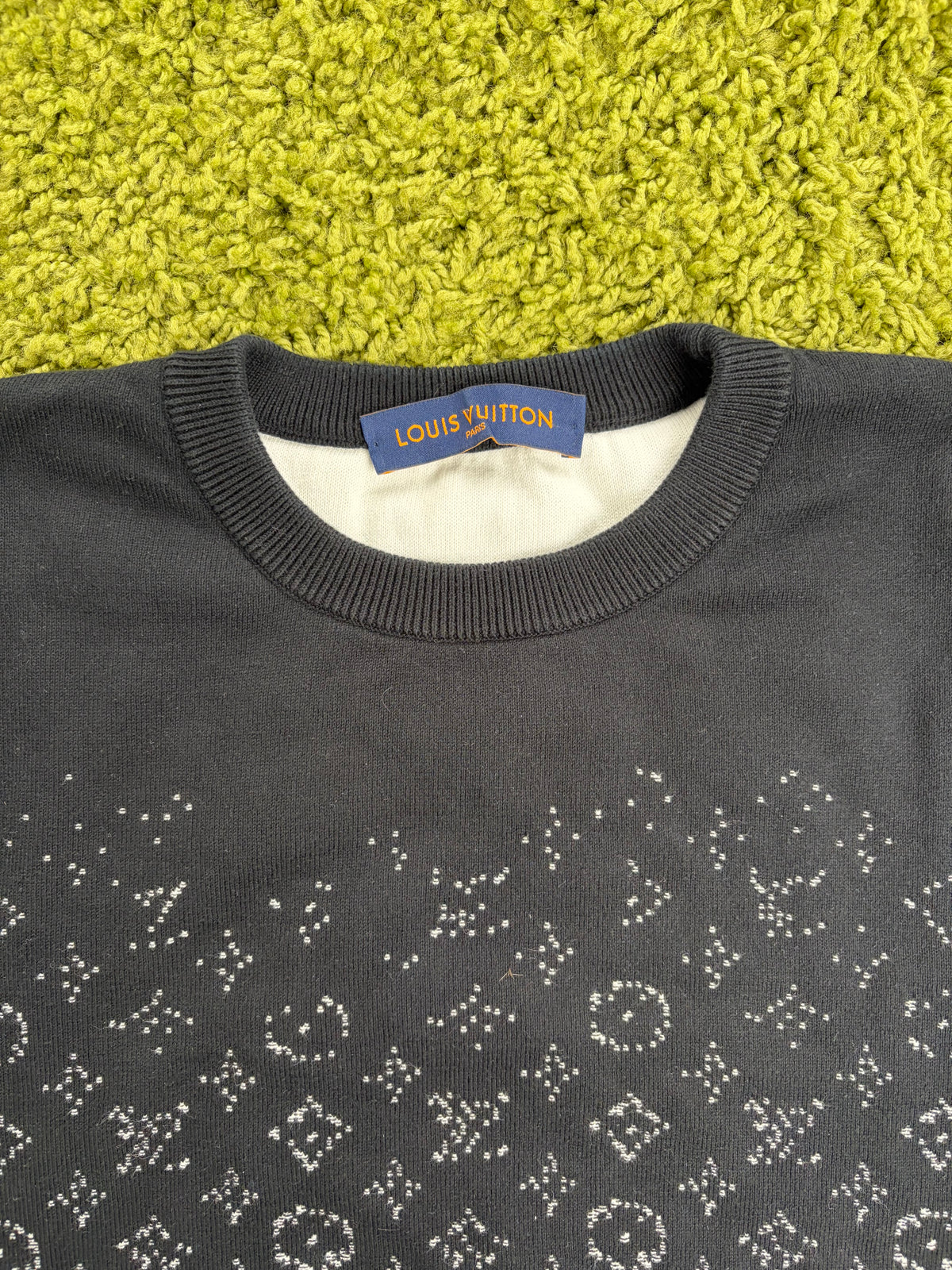 Felpa a girocollo Louis Vuitton Nera Multicolor L