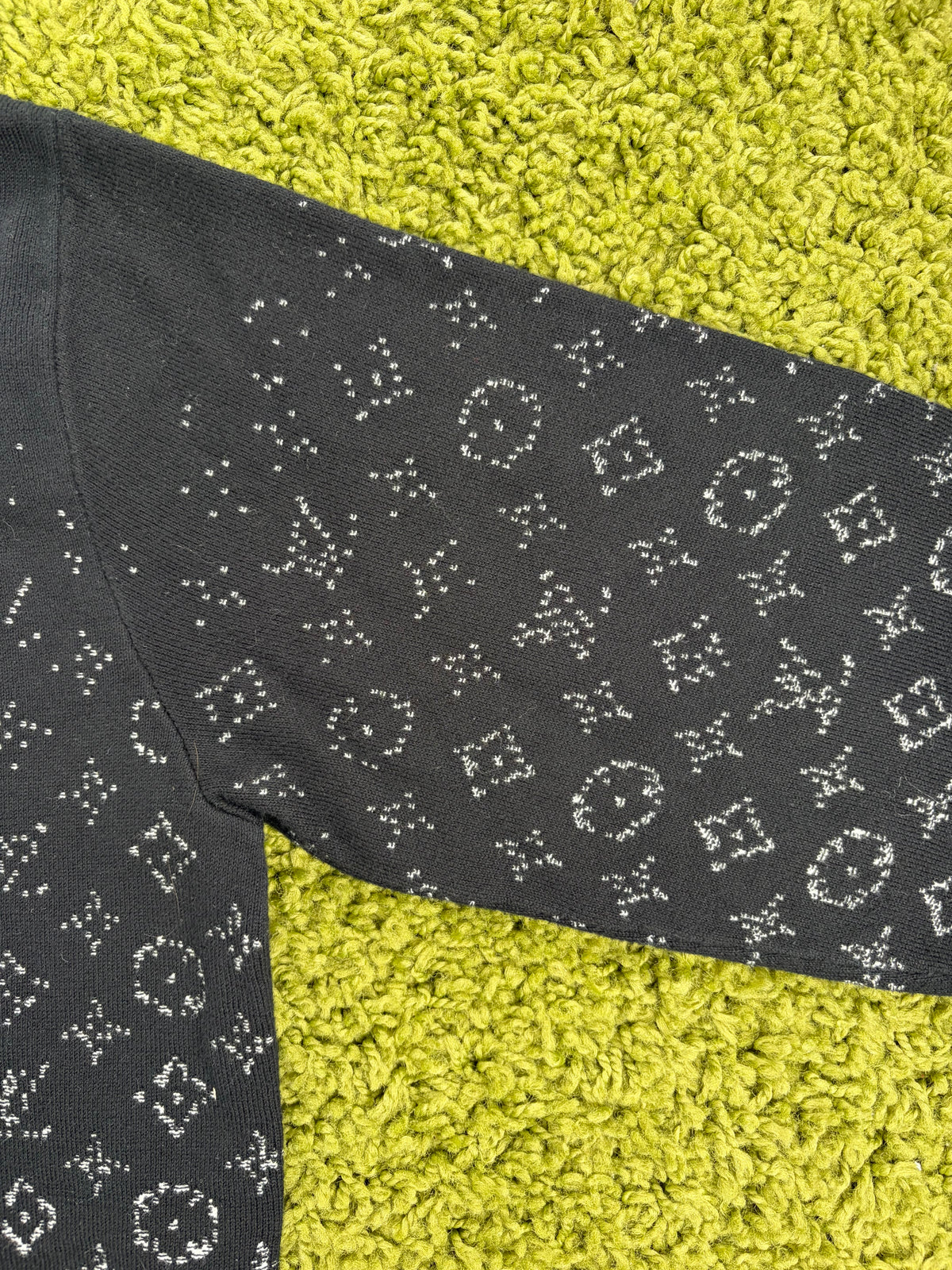 Felpa a girocollo Louis Vuitton Nera Multicolor L