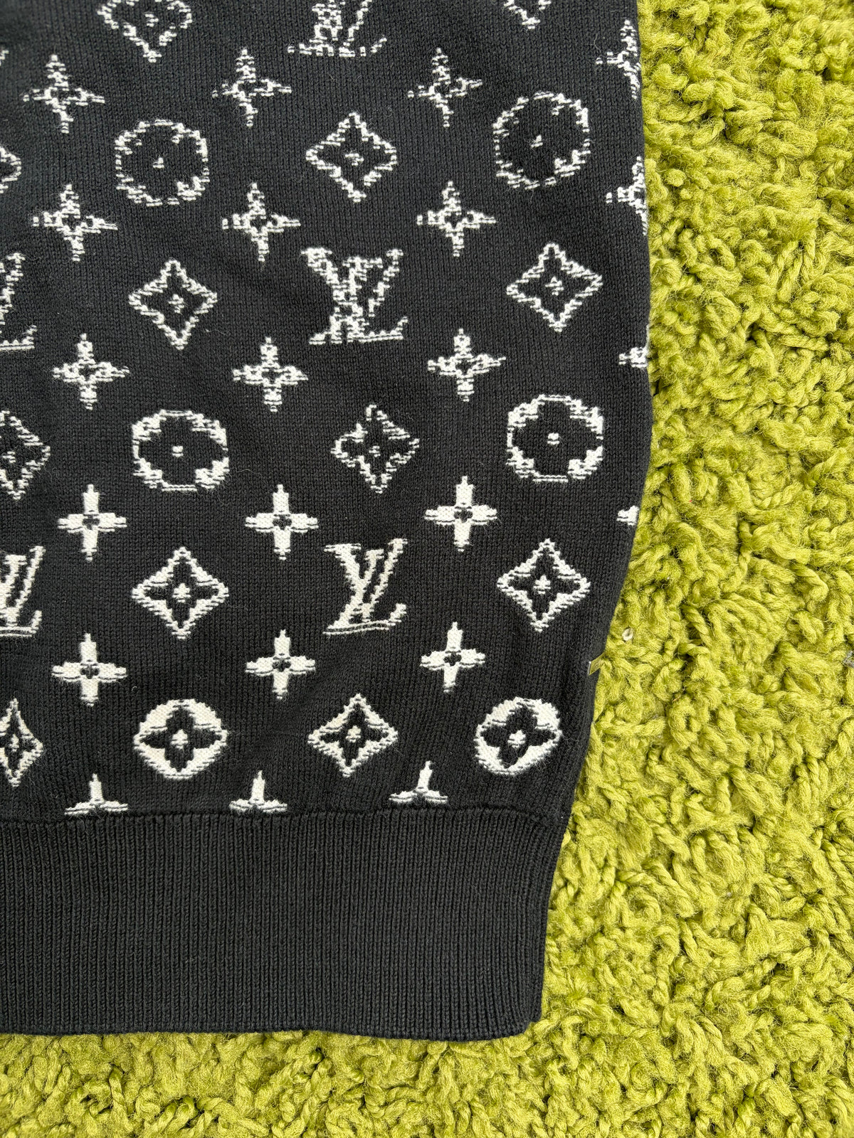 Felpa a girocollo Louis Vuitton Nera Multicolor L