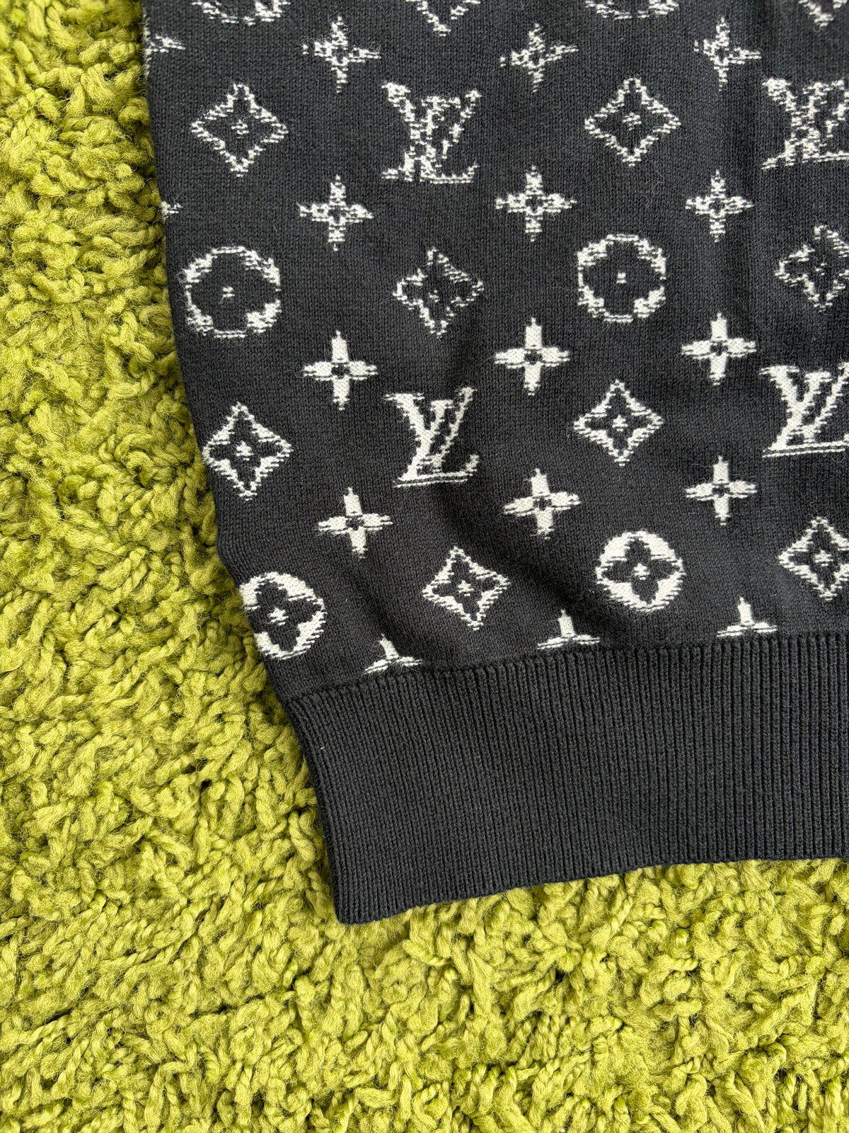 Felpa a girocollo Louis Vuitton Nera Multicolor L
