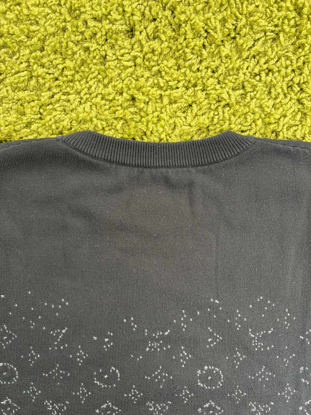 Felpa a girocollo Louis Vuitton Nera Multicolor L