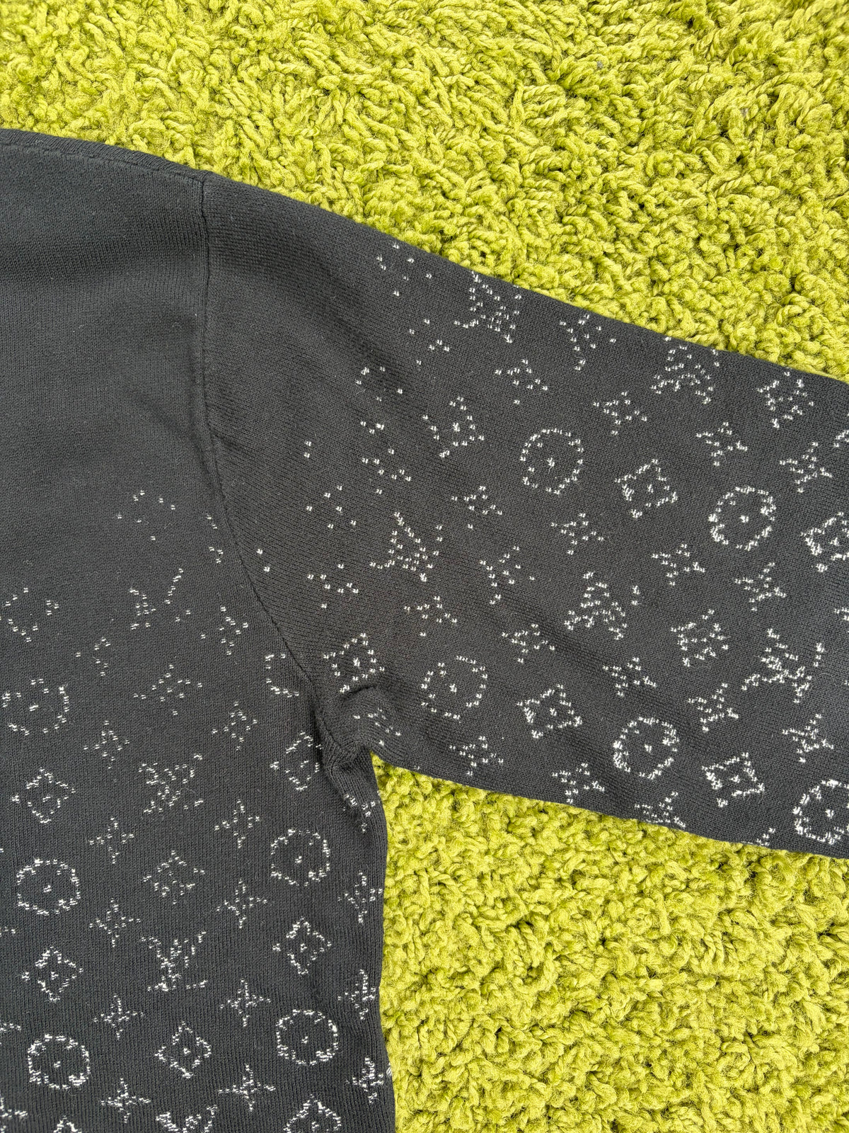 Felpa a girocollo Louis Vuitton Nera Multicolor L