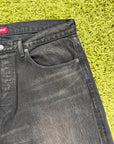Jeans Distressed Loose Fit Supreme Nero 36