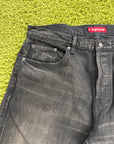Jeans Distressed Loose Fit Supreme Nero 36
