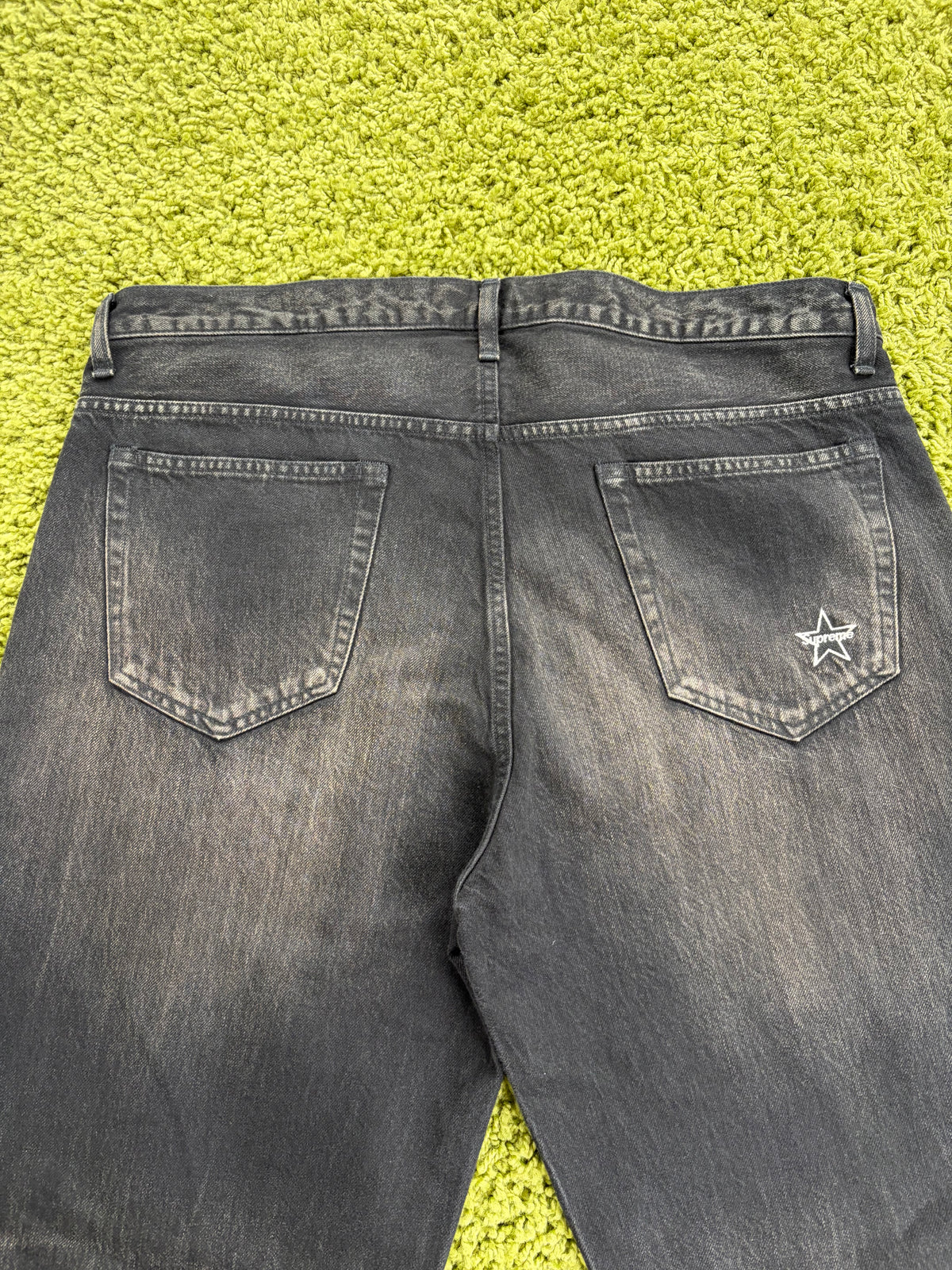 Jeans Distressed Loose Fit Supreme Nero 36