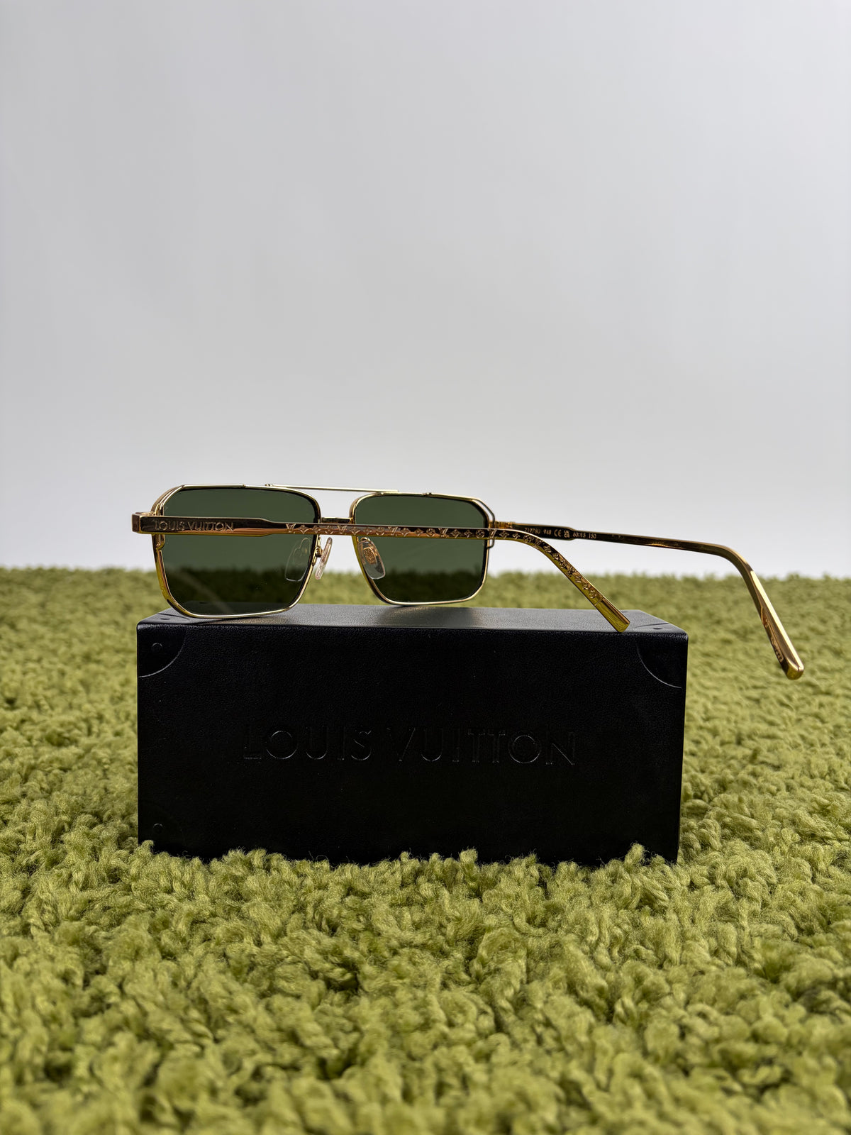 Occhiali da sole Louis Vuitton Rise Metal Oro