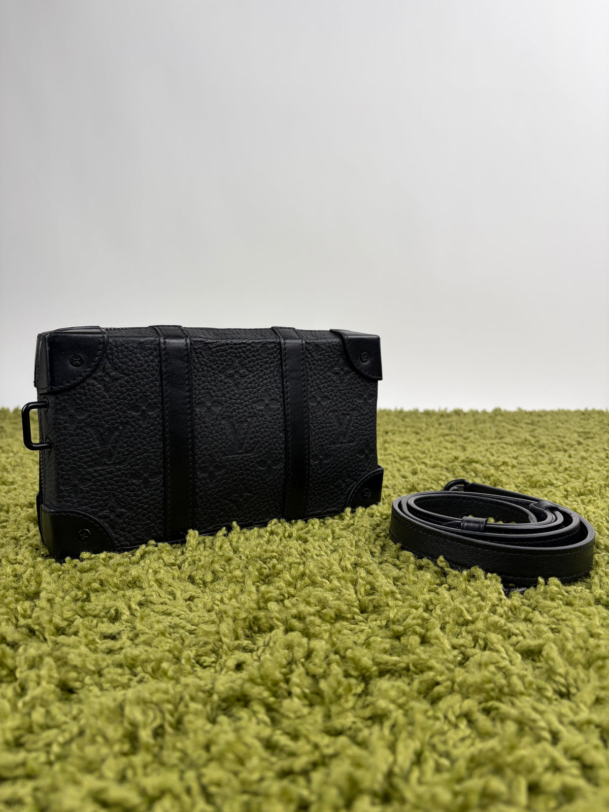 Borsa Louis Vuitton Soft Trunk Monogram Nera