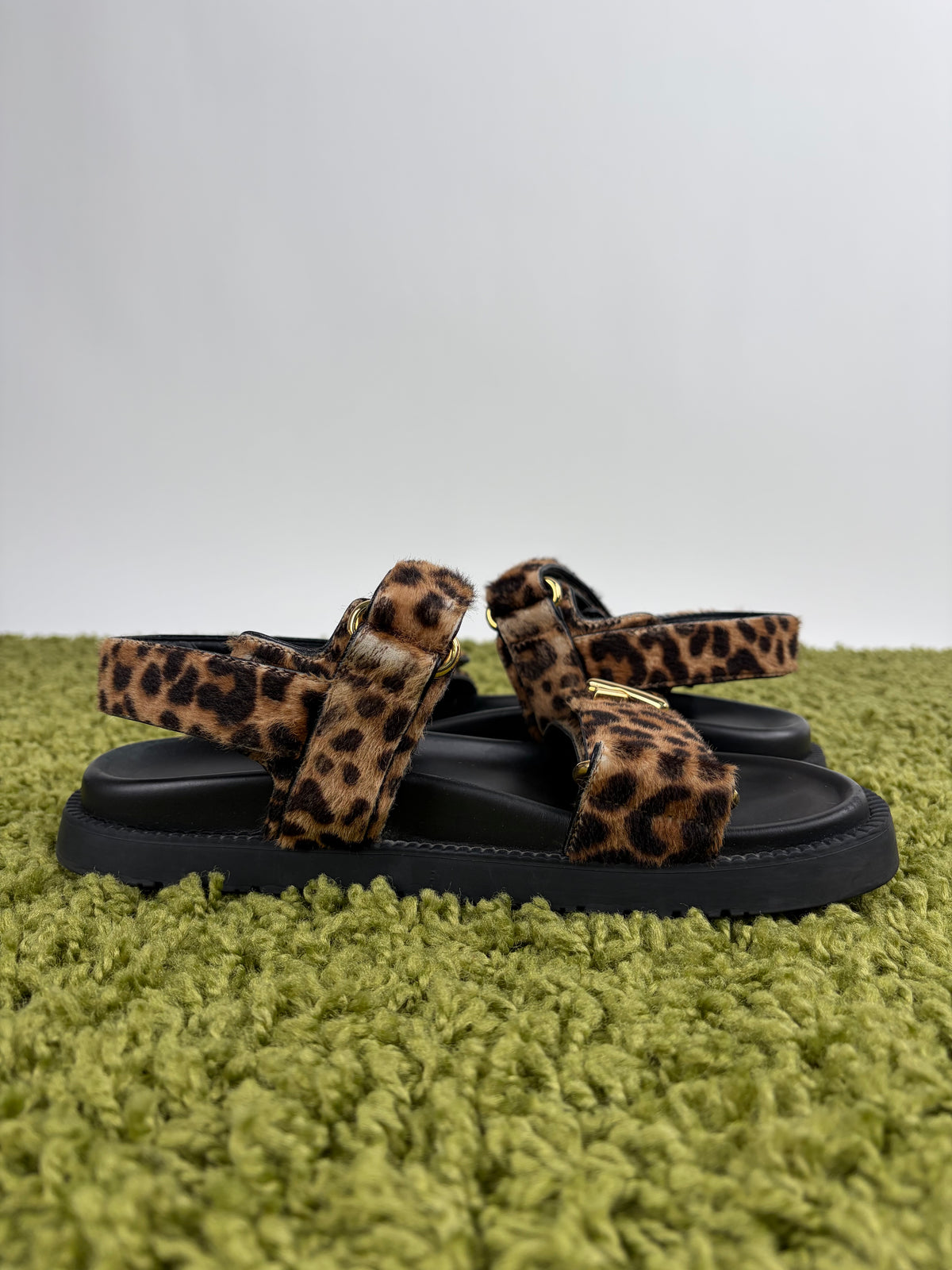 Sandali Louis Vuitton Lv Sunset Monogram Leopard Louis Vuitton 37