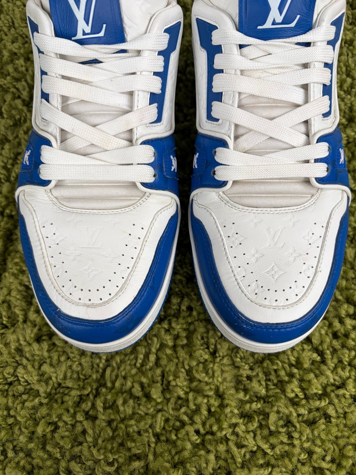 Louis Vuitton Trainer Blu 6.5 - Second Hand Di Fiore
