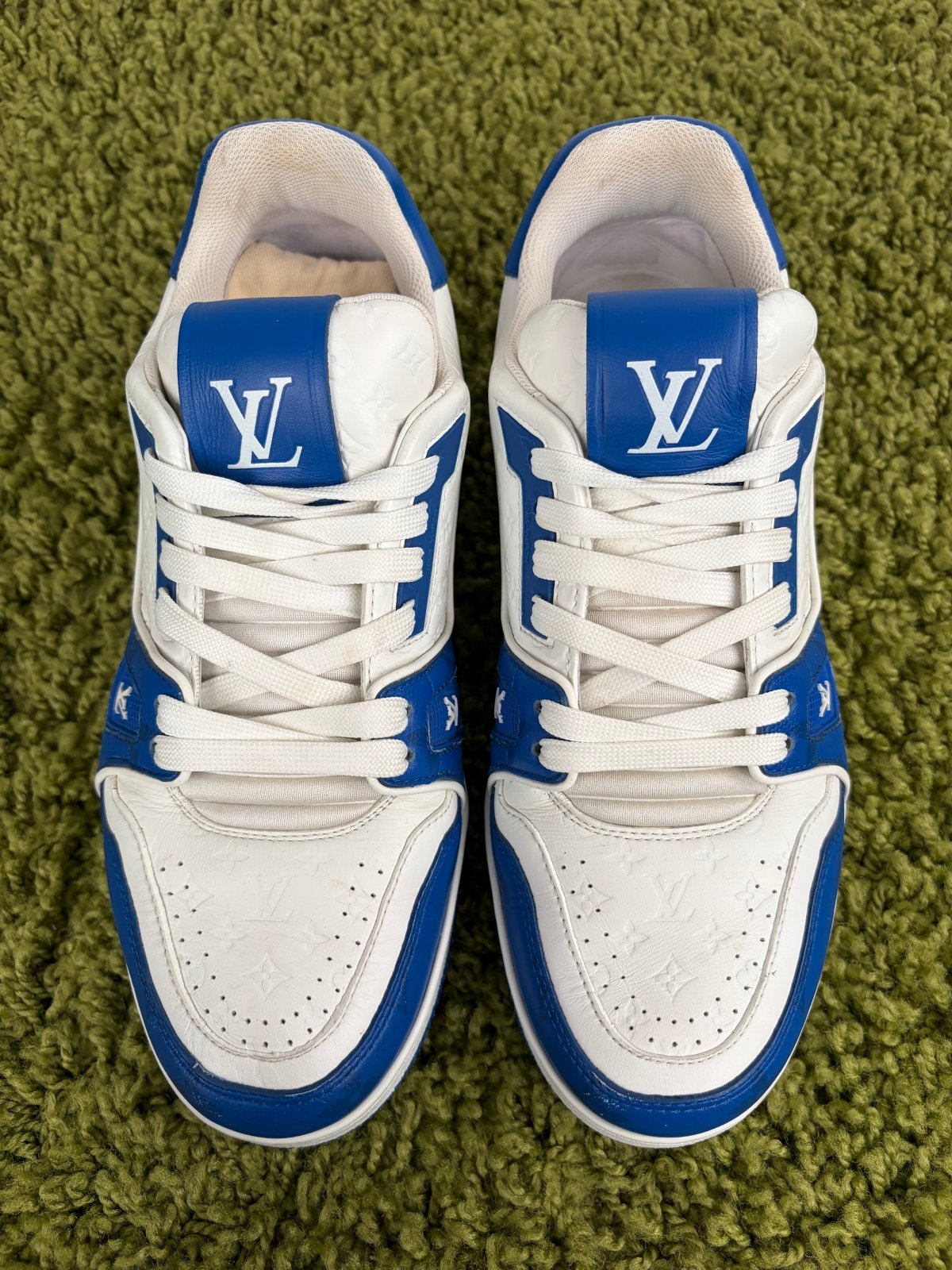 Louis Vuitton Trainer Blu 6.5 - Second Hand Di Fiore