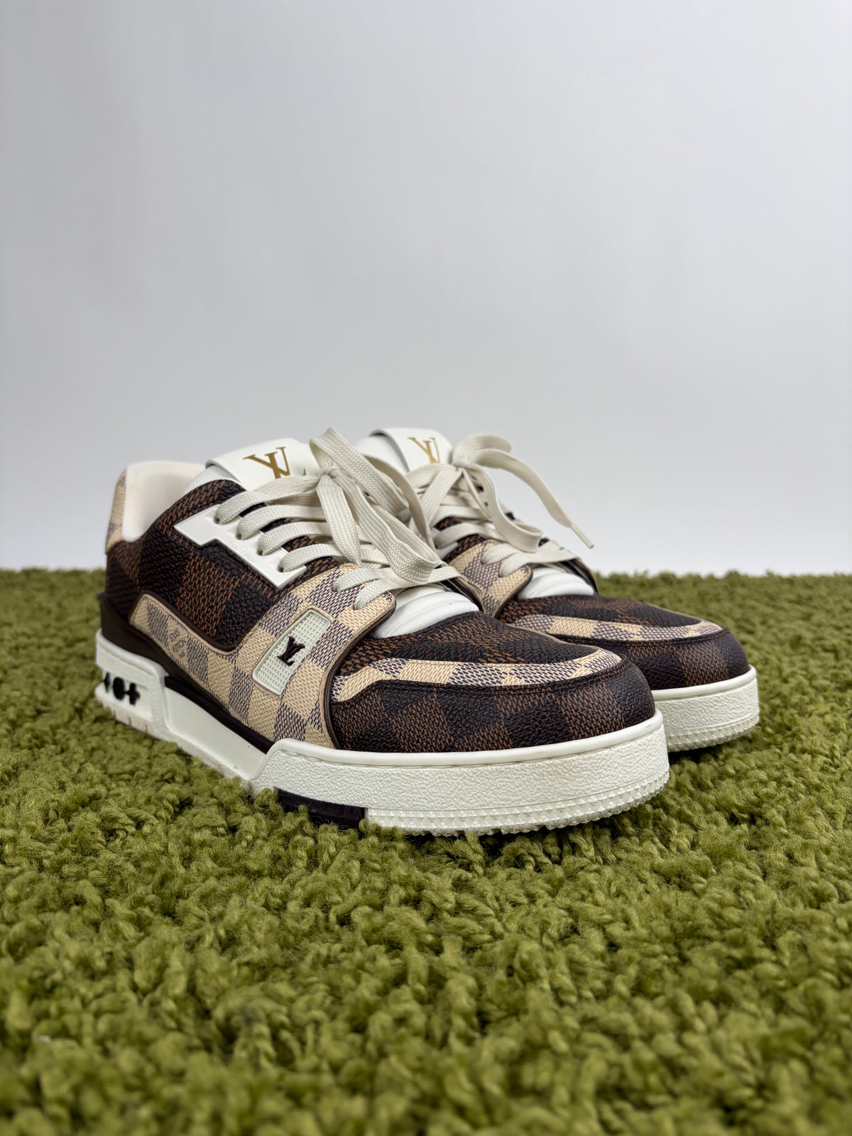 Louis Vuitton Trainer Marrone 8 - Second Hand Di Fiore