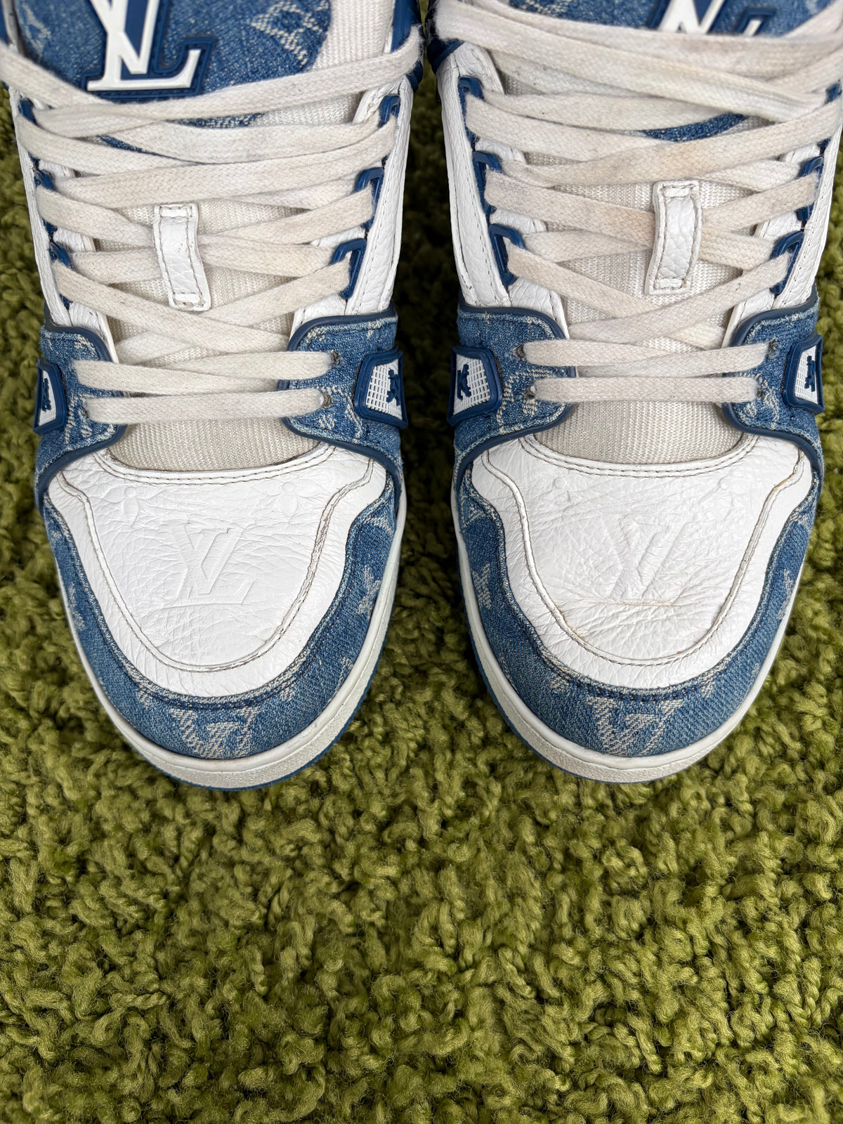 Louis Vuitton Trainer Denim Blu 6