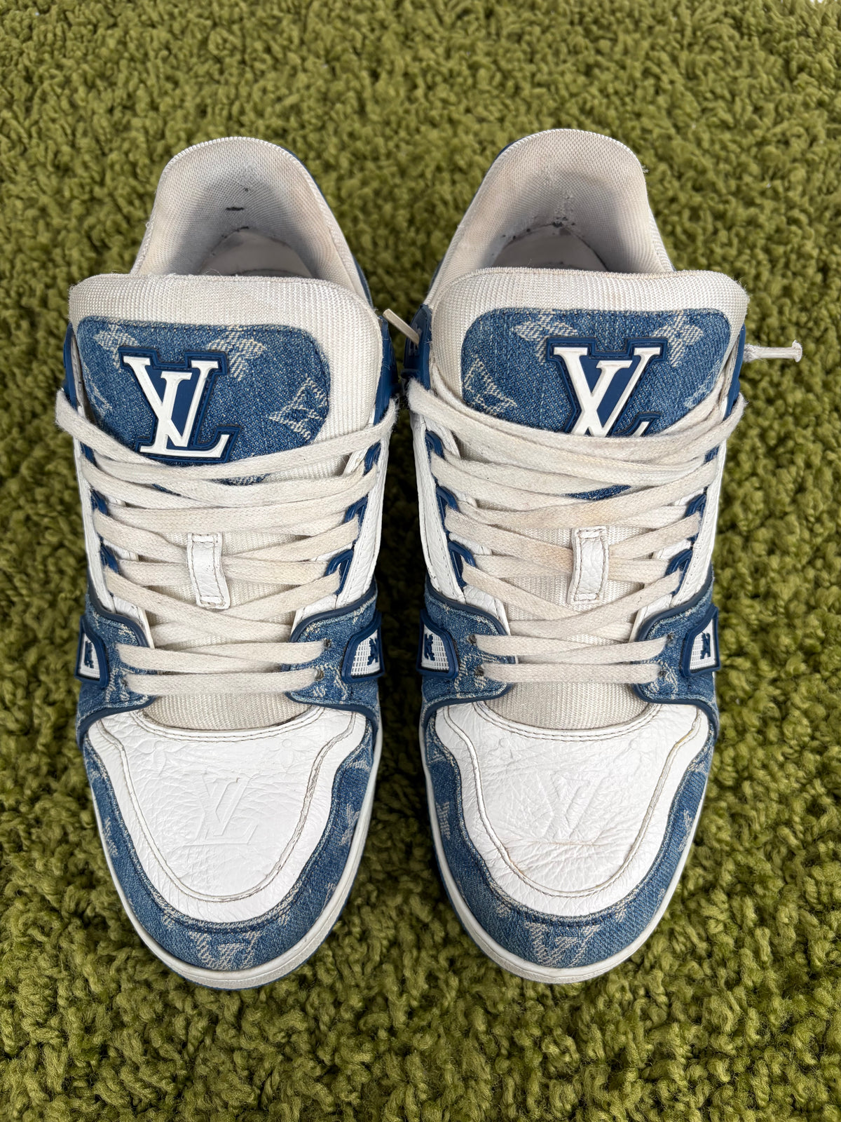 Louis Vuitton Trainer Denim Blu 6