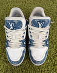 Louis Vuitton Trainer Denim Blu 6