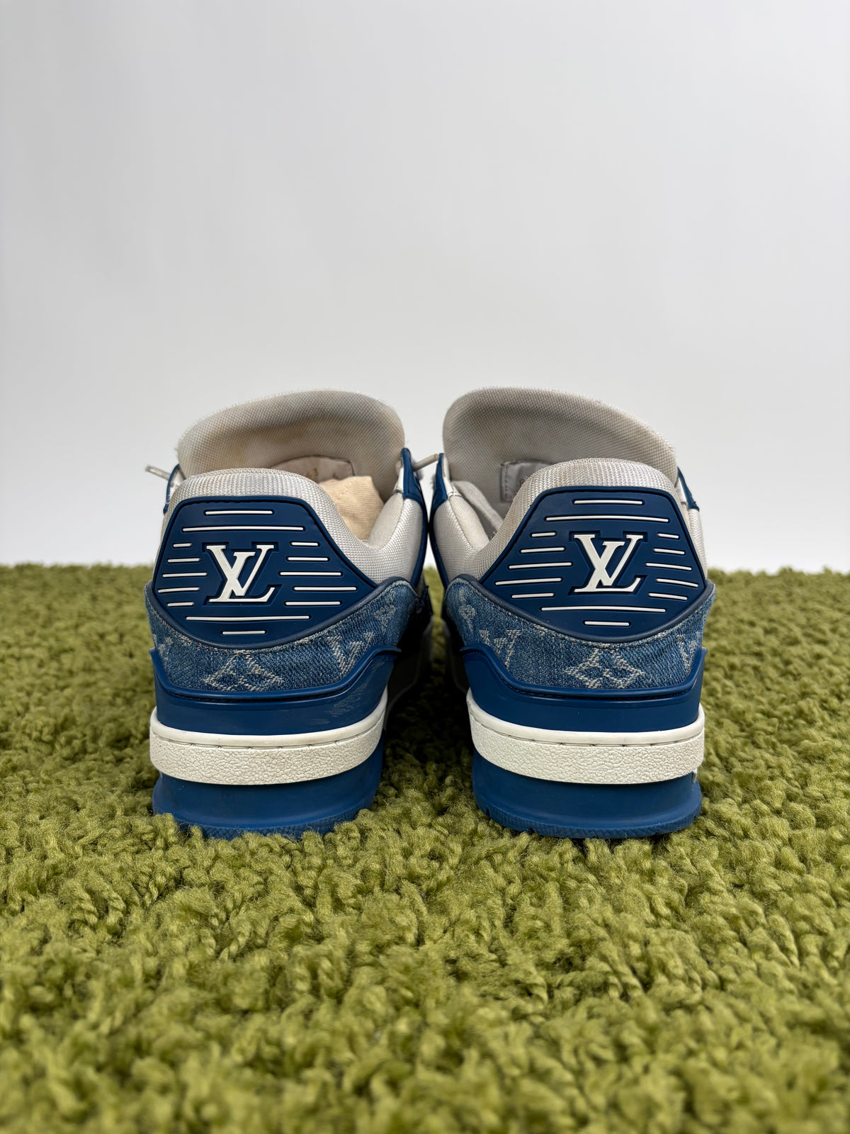 Louis Vuitton Trainer Denim Blu 6