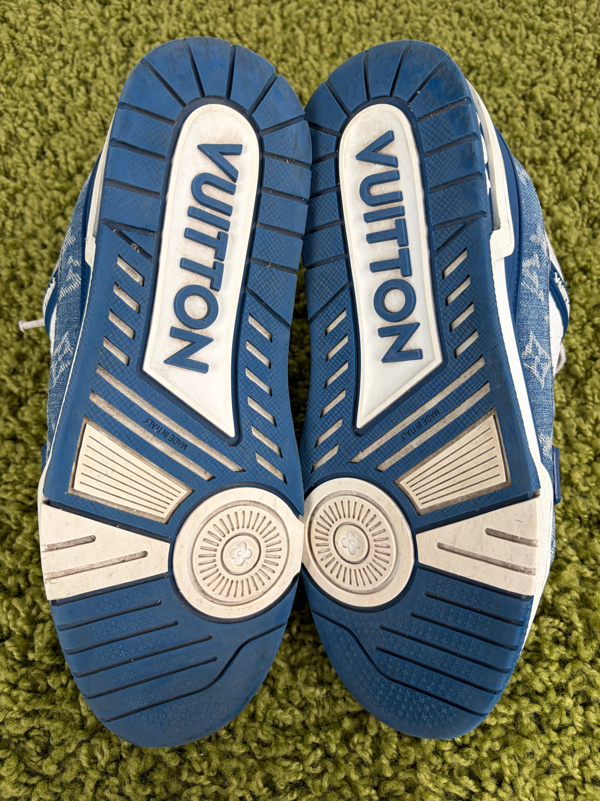 Louis Vuitton Trainer Denim Blu 6