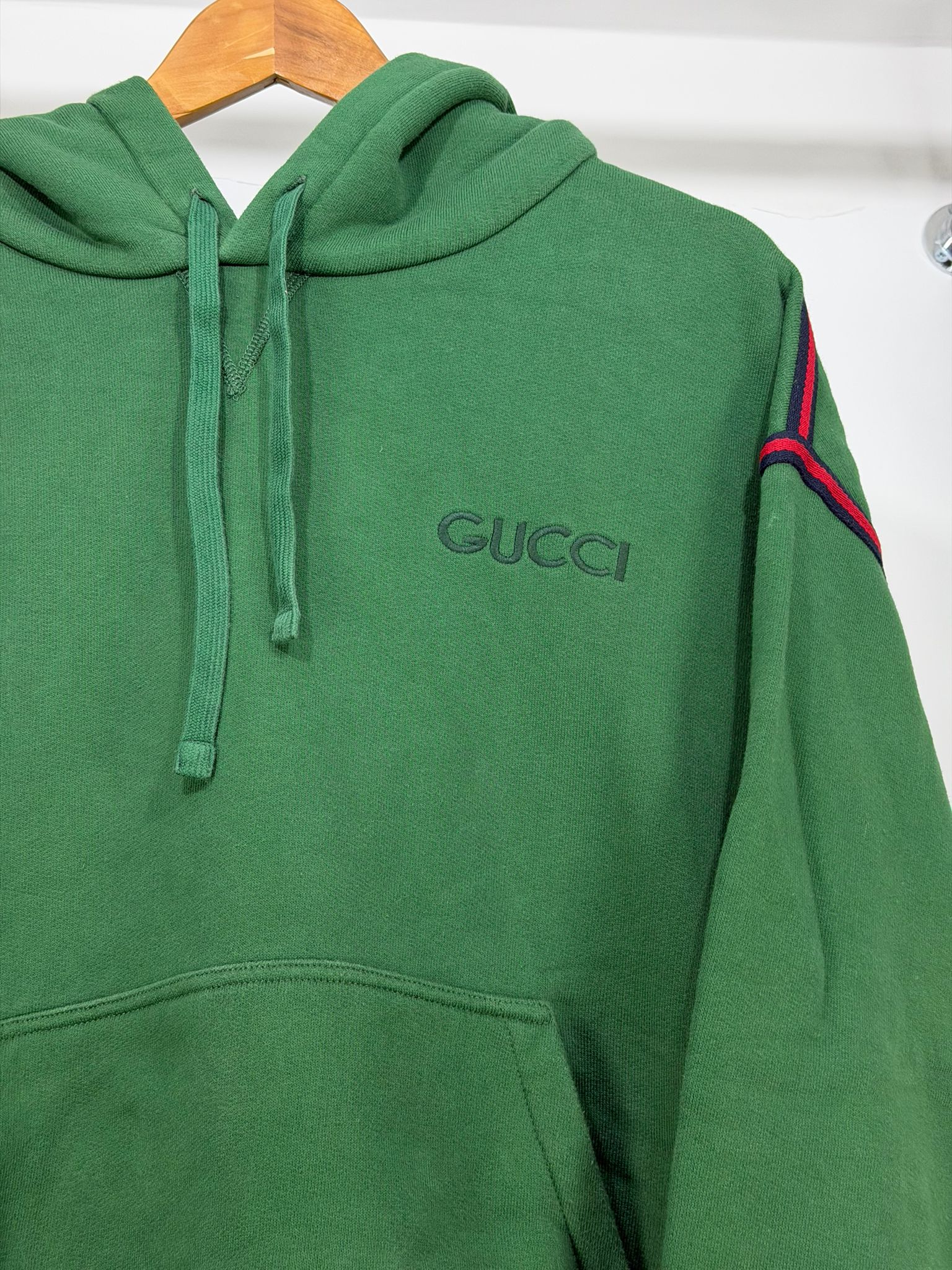 Tuta felpata Gucci verde