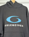 felpa Balenciaga Size S nera e blu