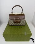 Borsa Gucci beige e marrone