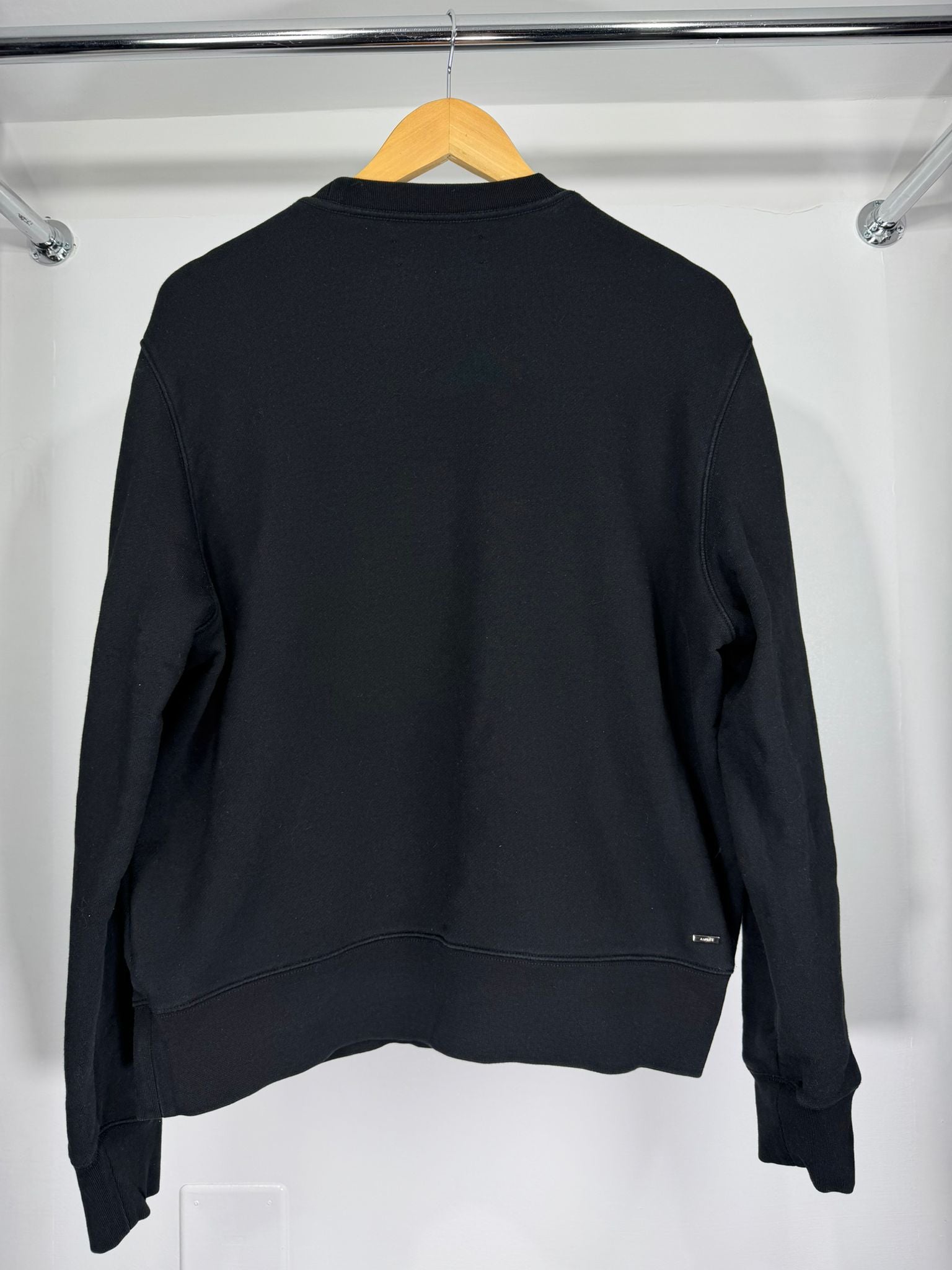 felpa Amiri Size L nera bianca e azzurra