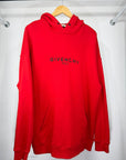 Felpa Givenchy Size L rossa e nera