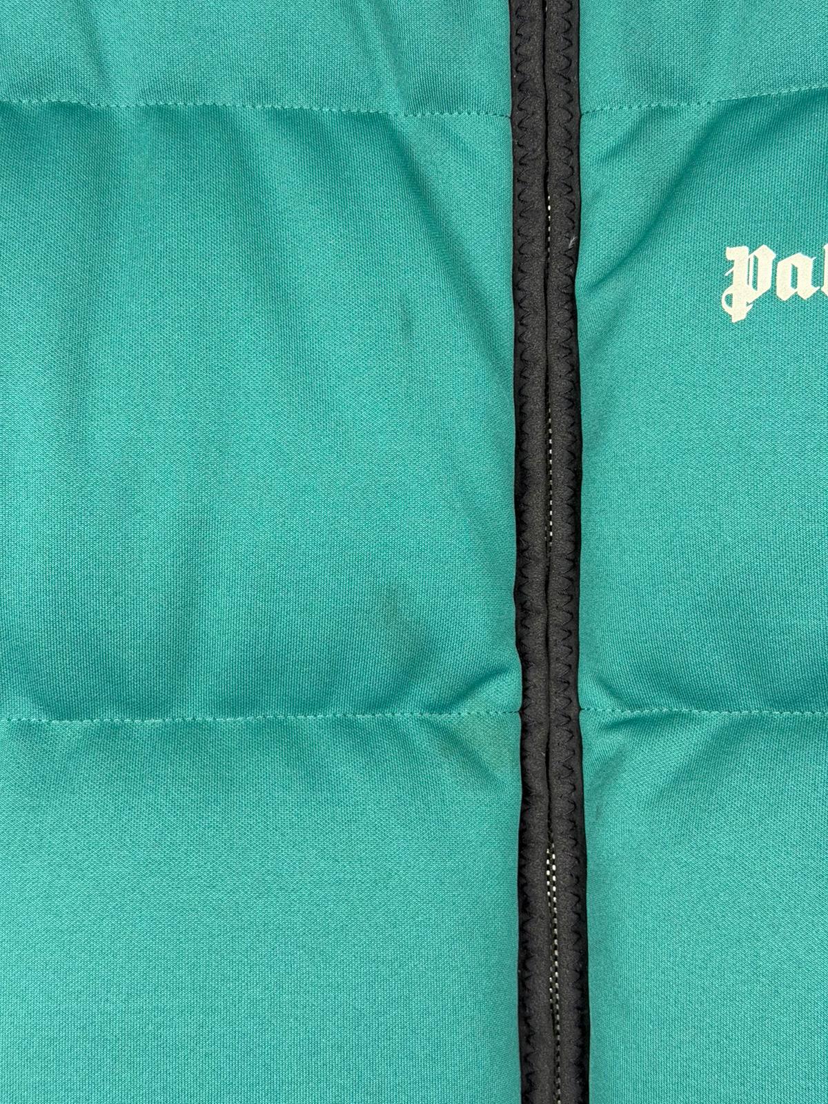 giubbotto Moncler X Palm angels Size 2=M verde e panna