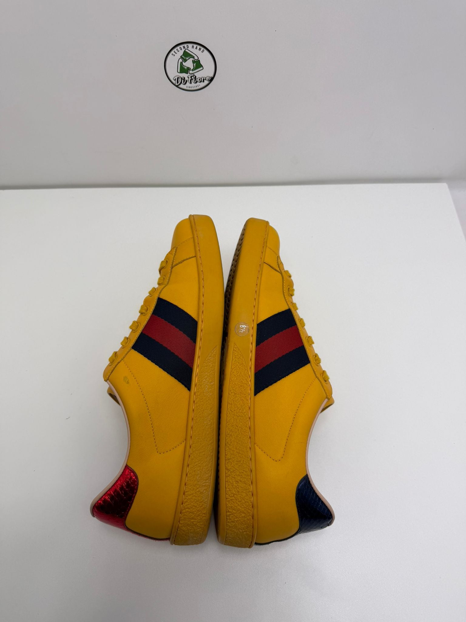 Gucci ace Size 8.5=42.5 gialla rossa e blu