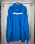 Felpa Balenciaga Size L veste XXL blu