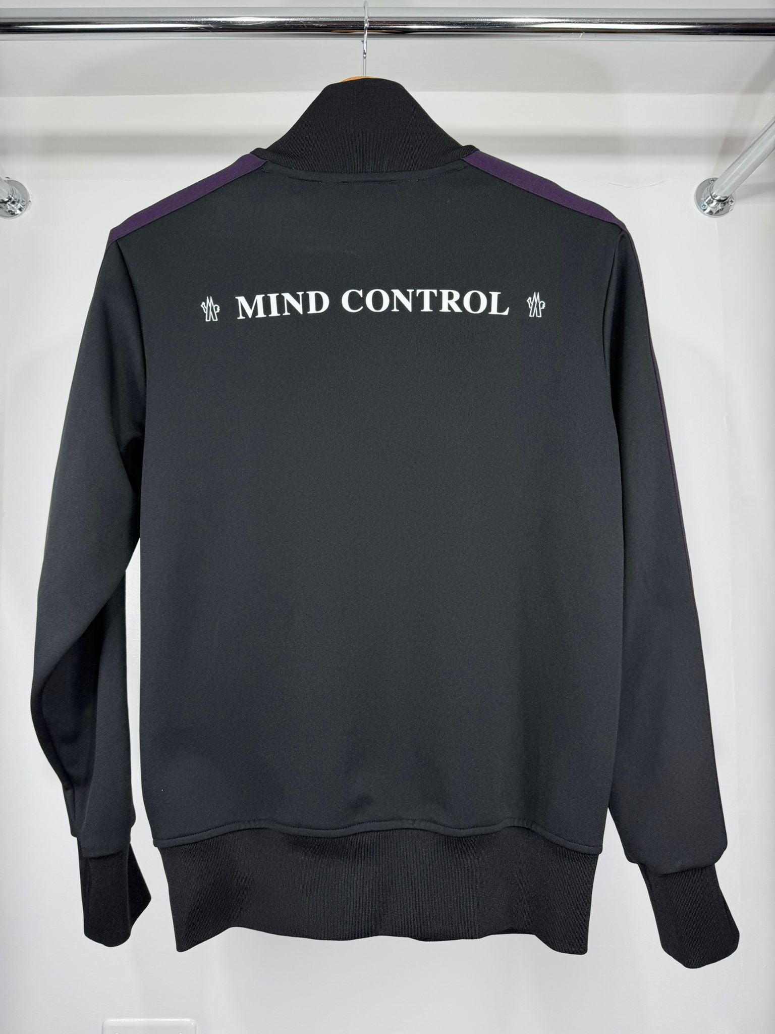 Felpa Moncler X Palm angels Size S nero e viola