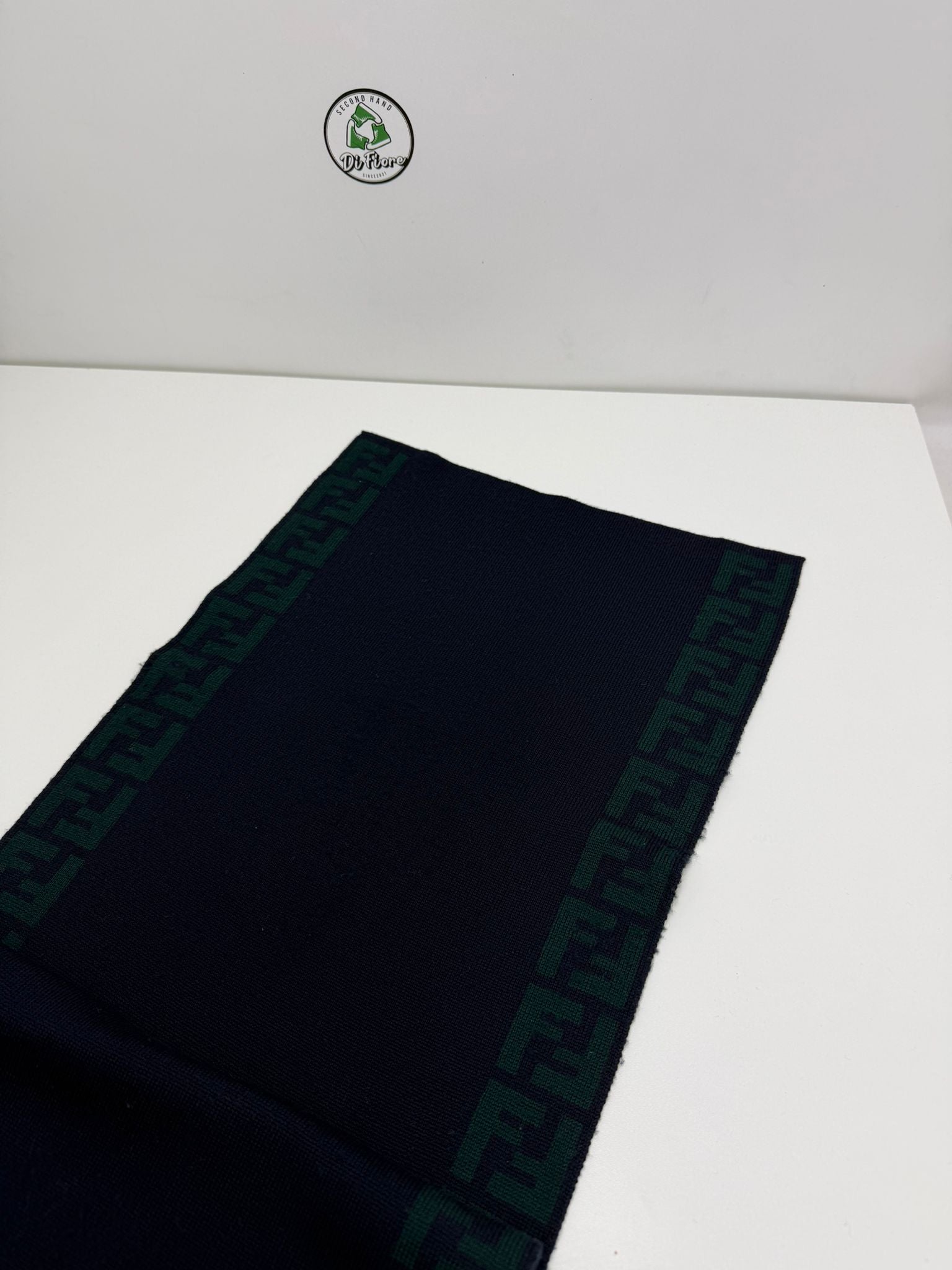 sciarpa Fendi verde e blu