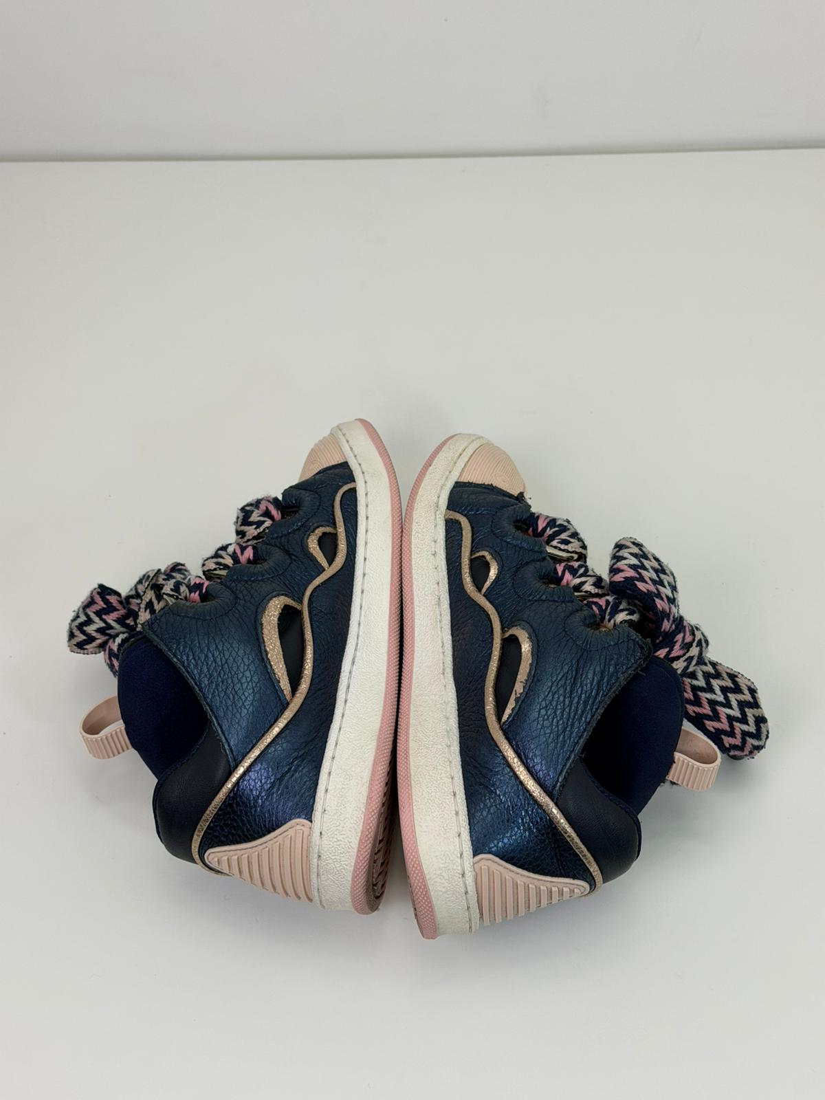 lanvin crub bambino Size 34 blu e rosa